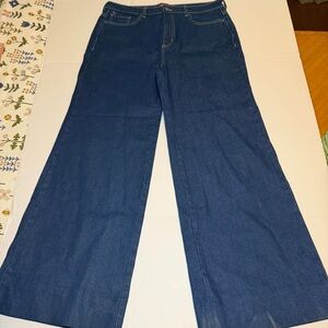 Johnny Was Sasson Dark Blue Flare Jeans